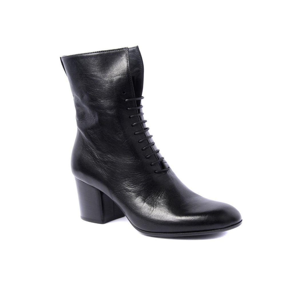 Pantanetti Beautiful Mid Calf Boot with front Lace - Picture 2 of 7